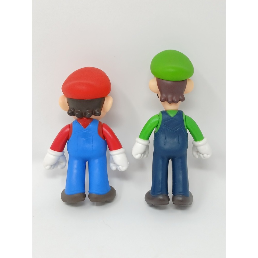 Super Mario Brothers Bros 5" Action Figure Mario & Luigi Gift Toy Collection Set - Picture 3 of 7
